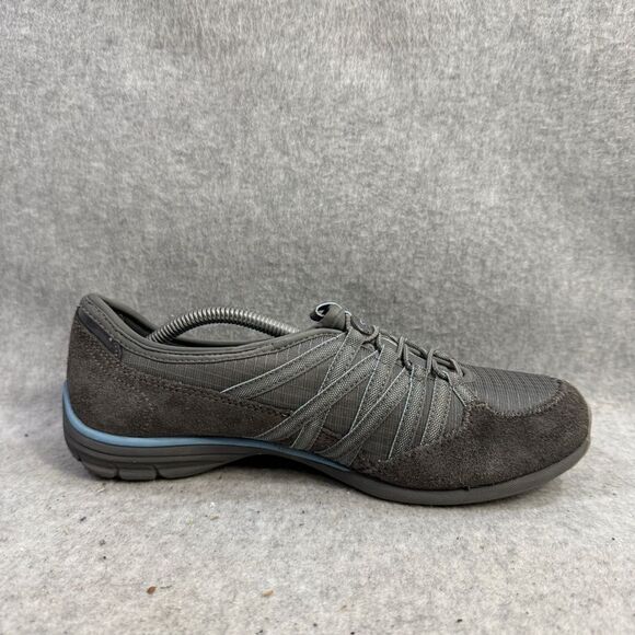 Skechers Shoes Womens Size 8 Relaxed Fit Memory Foam Slip On Grey Sneakers 22551 - Picture 6 of 10